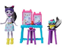 ENCHANTIMALS Enchanted Seasons schoonheidssalon door Sage Moufette - Sinterklaas Cadeau - Schoencadeautjes Sinterklaas