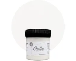 LM-Kreativ Chalky Chalk Paint - krijtverf - 100 ml - Snow White - mat - op waterbasis