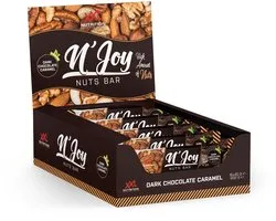 XXL Nutrition - N'Joy Nuts Bar - Proteďne Eiwitreep - Dark Chocolate Caramel - 15 Pack