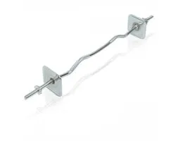 Ironmaster EZ Curl Bar for Quick-Lock Dumbbell weights - 122 cm de long