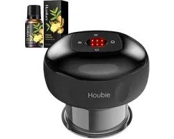 HOUBIE® - Ventouses - Appareil de Massage Électrique Cellulite - Ensemble de Ventouses - 12 Positions et Températures - Corps Complet - Ventouses - Tasses Cellulite - Tasses Hijama - Anti Cellulite