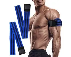 2 Stuks BFR Bands voor Bloedstroomrestrictie - Flexibele Elastische Bands voor Spieropbouw en Fitness Training voor Armen en Benen
