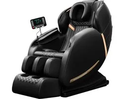 Molini Elektrische Massagestoel (Sensa) - met scherm, muziek, Bluetooth en veel opties - Welness - zwart