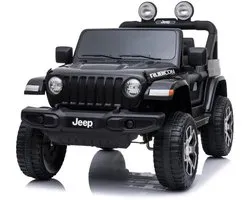 Jeep Wrangler Rubicon 12V Voiture Enfant Noir
