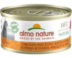 Almo Nature HFC - Kattenvoer - Tonijn & Kip - 10x70gr