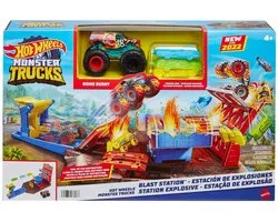 Hot Wheels Monster Trucks Blast Station - Racebaan