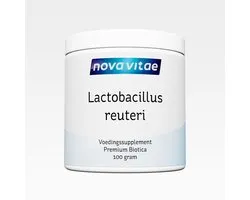 Nova Vitae - Lactobacillus Reuteri - 10 miljard - Premium Biotica - 100 gram - 100 doseringen