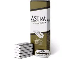 Astra Superior Platinum Stainless scheermesjes - Double Edge Blade - RVS - 100 stuks