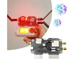 Flipper Zero Uitbreidingsbord - 2.4G Module met WiFi, NRF Sniffer & Mousejacker, High Gain CC1101, 2.4/5Ghz Dual-Band Antenne