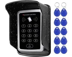 NN99 RFID Keyboard, Access Control System, 125 KHz EM Card Reader, Waterproof Rainproof Protection, 10 Pcs RFID Key - ShopVlot