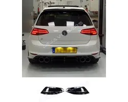 OEM Line | Facelift Dynamische LED Achterlichten Volledig LED Achterlichten set Black/Black Achter lampen set voor Volkswagen Golf 7 & 7.5 Facelift / GTI GTD GTE R line | Hatchback