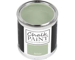 SnelShoppen - Chalk Paint Everything Sage 250 ml - Gemakkelijke Waterbasisverf voor Meubels en Decoratie - Geschikt voor Alle Materialen - Geen Schure