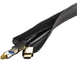 DELTACO LDR16 - Kabelsok in nylon met klittenband – 3 meter