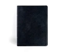 CSB Study Bible, Large Print, Digital Study Edition, Black Leathertouch, Indexed