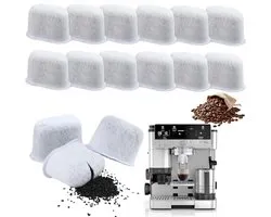 12 Cartouches de Filtre à Eau, Compatible Avec Ninja Luxe Cafe - Filtration Charbon Actif 3 Phases - Pour ES501EU à ES701EU - Goût Amélioré - Approvisionnement Annuel Utilisation Domestique