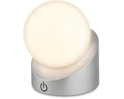 BRILONER Sora - Mini lampe de table rechargeable - lumière blanche chaude - éclairage extérieur IP54 - sans fil - intensité variable - pour l'intérieur et l'extérieur - 10 x 8 x 9 cm