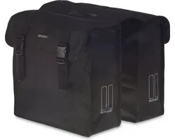 Basil Mara XL Dubbele fietstas - Zwart - 30 Liter