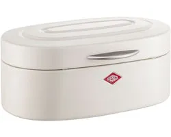 WESCO Single Elly Broodtrommel | 8,5 Liter | Metaal - Mat zand | Broodbewaardoos