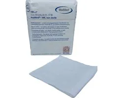MaiMed non-woven gaascompressen 10cm x 10cm 8 laags - 100 stuks