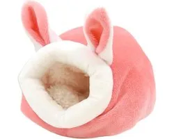 Cage à hamster, hamac pour rongeurs, panier à lapins, petite maison, accessoires pour cochons d'Inde, furets, nid en velours, lit de sommeil chaud, petits articles pour animaux de compagnie, accessoires, cage mignonne, speelgoed en velours, cachette