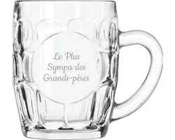 Bierpul gegraveerd - 55cl - Le Plus Sympa des Grands-Pères