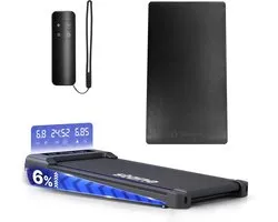 Stane Loopband Inklapbaar en Elektrisch - Opvouwbaar met 6% Hellingfunctie - Wandelband - Walking Pad - Inclusief Loopbandmat