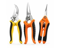 BOTC Snoeischaar - Set van 3 stuks - Tuingereedschap - Professionele Tuinschaar - Oranje