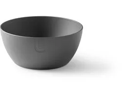 Saladier/bol de service UBITE XL biosourcé - Grijs graphite - Durable - 27 cm