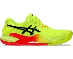 ASICS GEL RESOLUTION 9 CLAY - Tennisschoen - Lemon Spark Dark Gre - 8