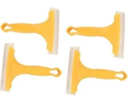 Gatuida 4Pcs 1Set Beef tendon glass wiper film scraper car tools elastic wipers window cleaner window cleaner multi-function wipers tenson car gadgets Glass