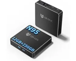 Mini PC puissant avec 12GB de RAM et 256GB SSD, Processeur Intel N95, Affichage Dual 4K