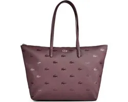 LACOSTE sac shopper Shopping Bag Oxalis violet foncé