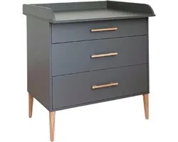 ATB Changing Table ILA - Changing Table 101 x 85 x 75 cm - Complete Set For Baby Room - Functional Furniture - Comfortable Baby With Drawers - Baby Table
