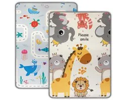 MILLY MALLY - Tapis en mousse double face Kinder, Mer et Afrique , 178 x 120 cm