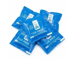 K&R FreezePack Mini - 20x Mini IJspack 7 x 7 cm - Herbruikbare Koelelementen - Koelzak - Lunchbox - Koeltas - Camping