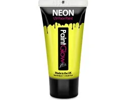 PaintGlow - UV Face & Body paint - Blacklight verf - Festival make up - 50 ml - Geel