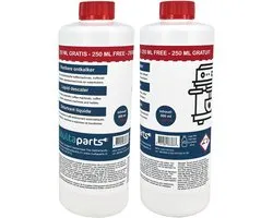2 x Vloeibare ontkalker 750 ml voor (volautomatische) koffiezetapparaten | Made in Germany | Krachtige ontkalker, veilig voor machine | O.a. voor Bosch, DeLonghi, Jura, Krups, Nespresso, Philips, Saeco, Senseo, Siemens e.a. | Multaparts® huismerk