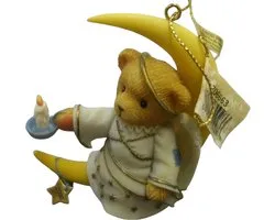 Cherised Teddies - 706663 - Angel Sitting On Moon