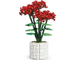 Lantana Camara bloemen boeket bouwset | Botanical collection modelbouw | DIY speelgoed bouwpakketten kunstbloemen met vaas voor volwassenen & kinderen | Bloemenpracht kunstplant decoratie | Moederdag cadeautje | Bouwdoos met 926 bouwstenen