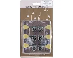 Fame 345CX Locking Tuners 3+3 Chrome Tulip - Accordeur pour guitare