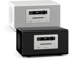 Sonoro HiFi Black - High-end 3-Way Hi-Fi Stereo Music System with Bluetooth, Optical Digital Input, FM/DAB/DAB+ Radio, CD, Pre-Installed Meditation and Relax Content