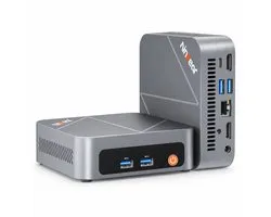 Ninkear Mini PC Ryzen 7 8745HS - 16GB DDR5 RAM - 1TB SSD - Windows 11 Pro Mini Computer - AMD Radeon 780M - Triple Screen Support - USB-C - Compact Desktop PC