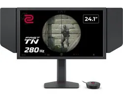 Moniteur de jeu BenQ Zowie XL2540X+ 280Hz - XL Setting to Share - Black Equalizer - Color Vibrance - S Switch - Écran eSports très rapide - 24 pouces - y compris capuchons de protection