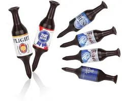 6 Pcs Golf Tees, Golf Tea, Beer Bottles, More Durable, Steady, Less Friction, Training, Golf Tea, Gifts for Golf - ShopVlot