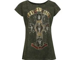 Guns N' Roses Destruction Dames T-shirt - meerkleurig - L