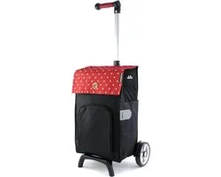 Andersen SHOPPER MANUFAKTUR Boodschappentrolley Unus Shopper Fun Malit 45L Red Rood Veelkleurig 119cm