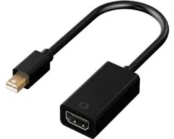 Jumalu Thunderbolt vers HDMI - Macbook, Macbook pro, Macbook Air, iMac, Mac Mini, appareil Windows - Zwart - Port Thunderbolt vers HDMI