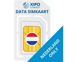 XIPO CONNECT Data Sim Card Nederland - 100 Go NL Only - Valable 365 jours à durée de vie illimitée