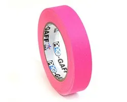 Pro Gaff neon gaffa tape 24mm x 22,8m roze