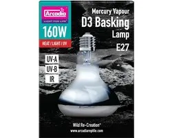 Arcadia D3 Lampe UV Basking - 160 Watt (Plug&Play)